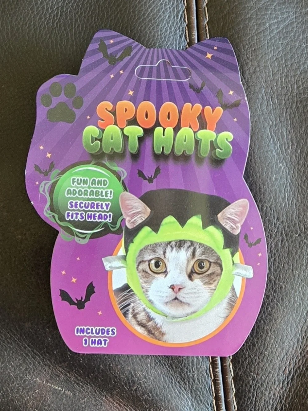 - Assorted Halloween Cat Hat (Purple Packaging)